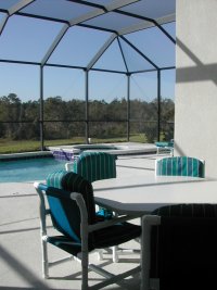 Lanai and pool